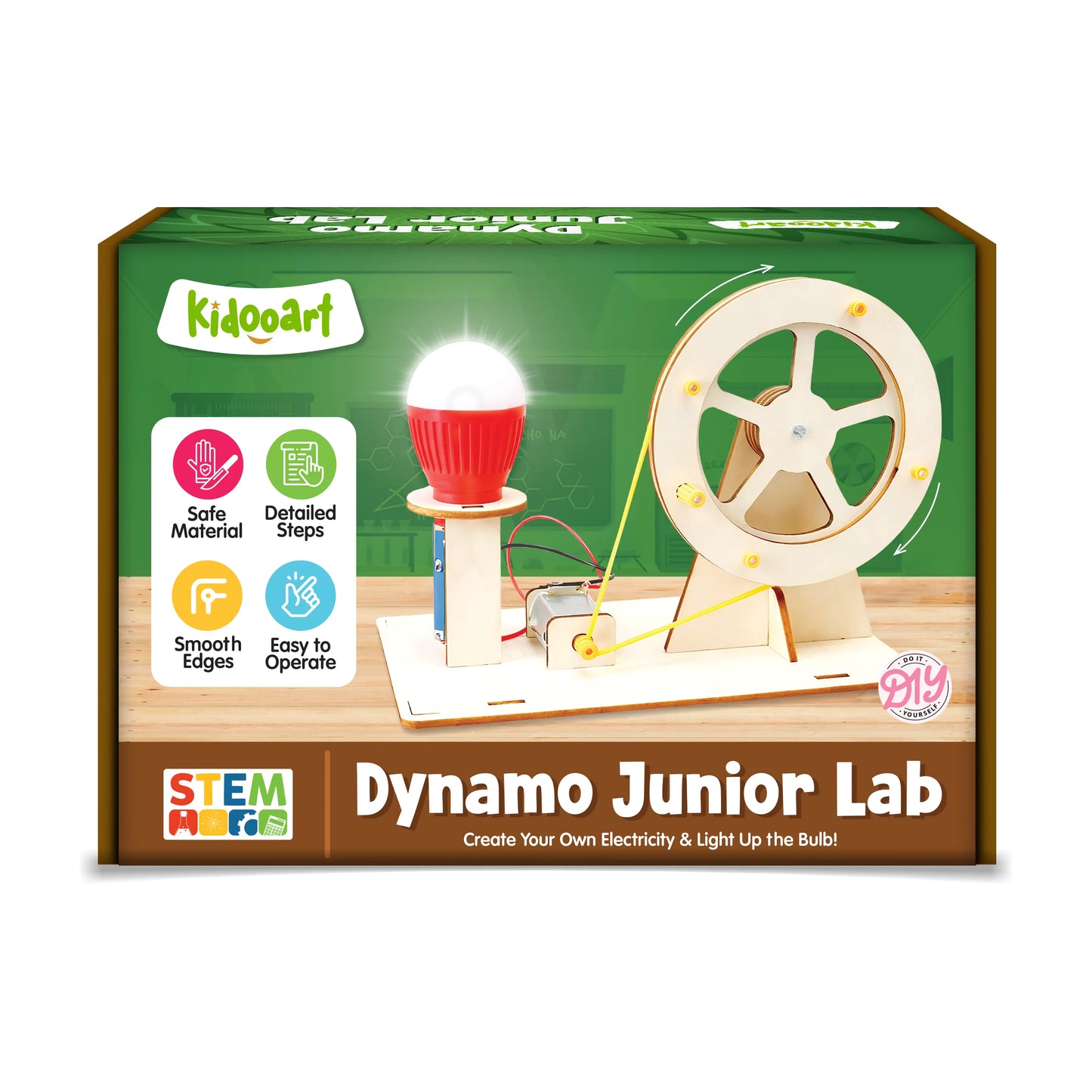 Dynamo Junior Lab Kids STEM Electricity Generator Kit
