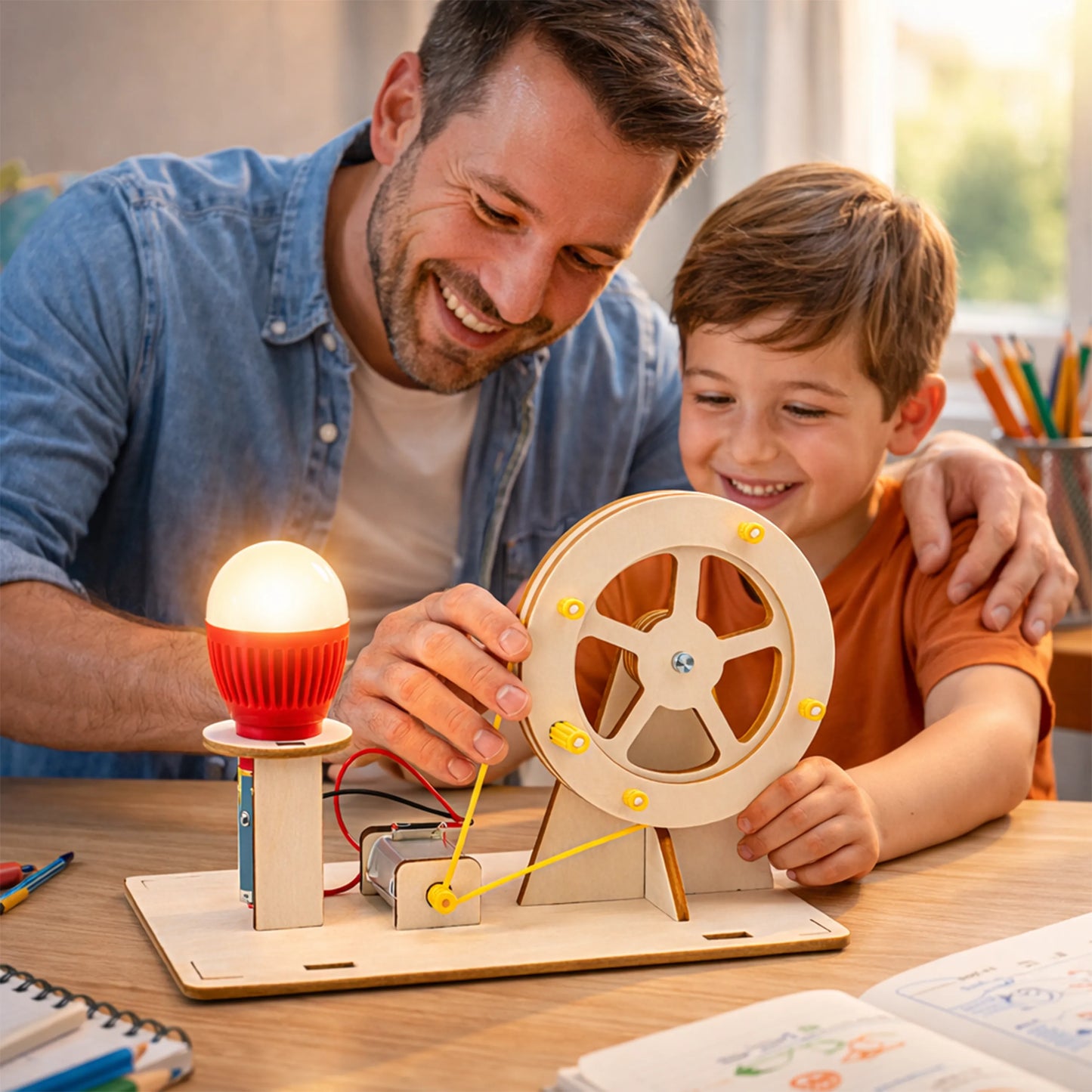 Dynamo Junior Lab Kids STEM Electricity Generator Kit