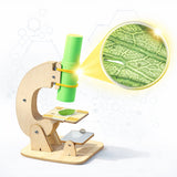 Kidooart STEM Kids Bundle – KidooScope Microscope + Day & Night Explorer + Dynamo Junior Lab | DIY Wooden Science Kits for Kids Ages 6+