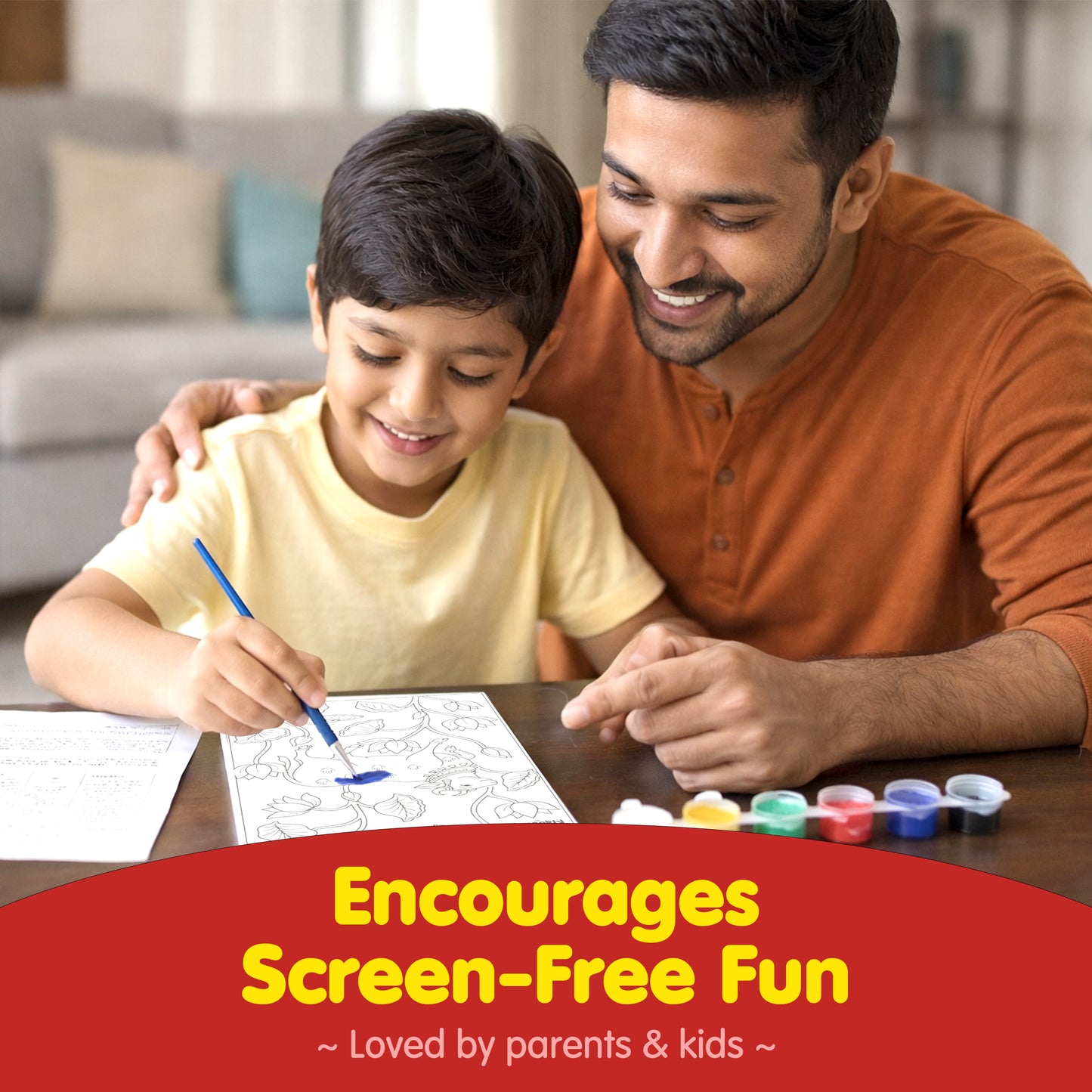 Desi Strokes – Indian Culture Canvas Painting Kit for Kids