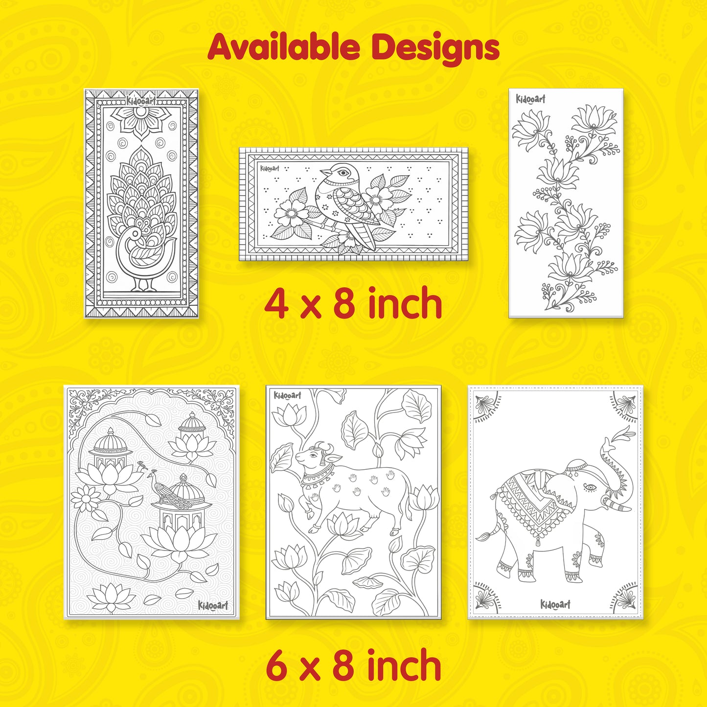 Desi Strokes – Indian Culture Canvas Painting Kit for Kids