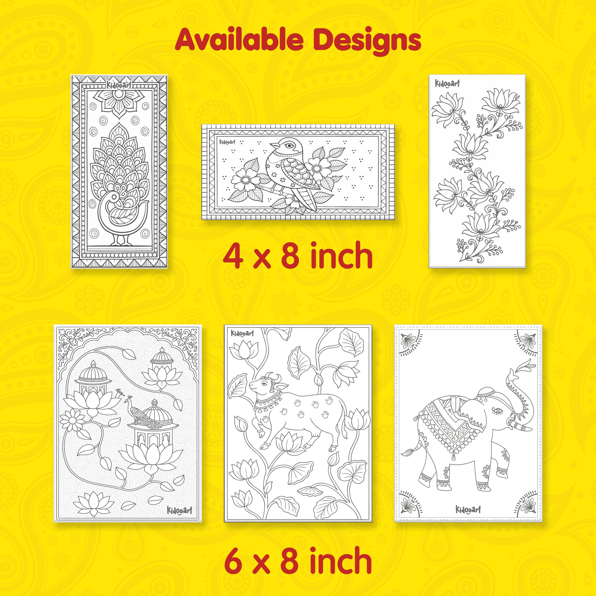 Desi Strokes – Indian Culture Canvas Painting Kit for Kids