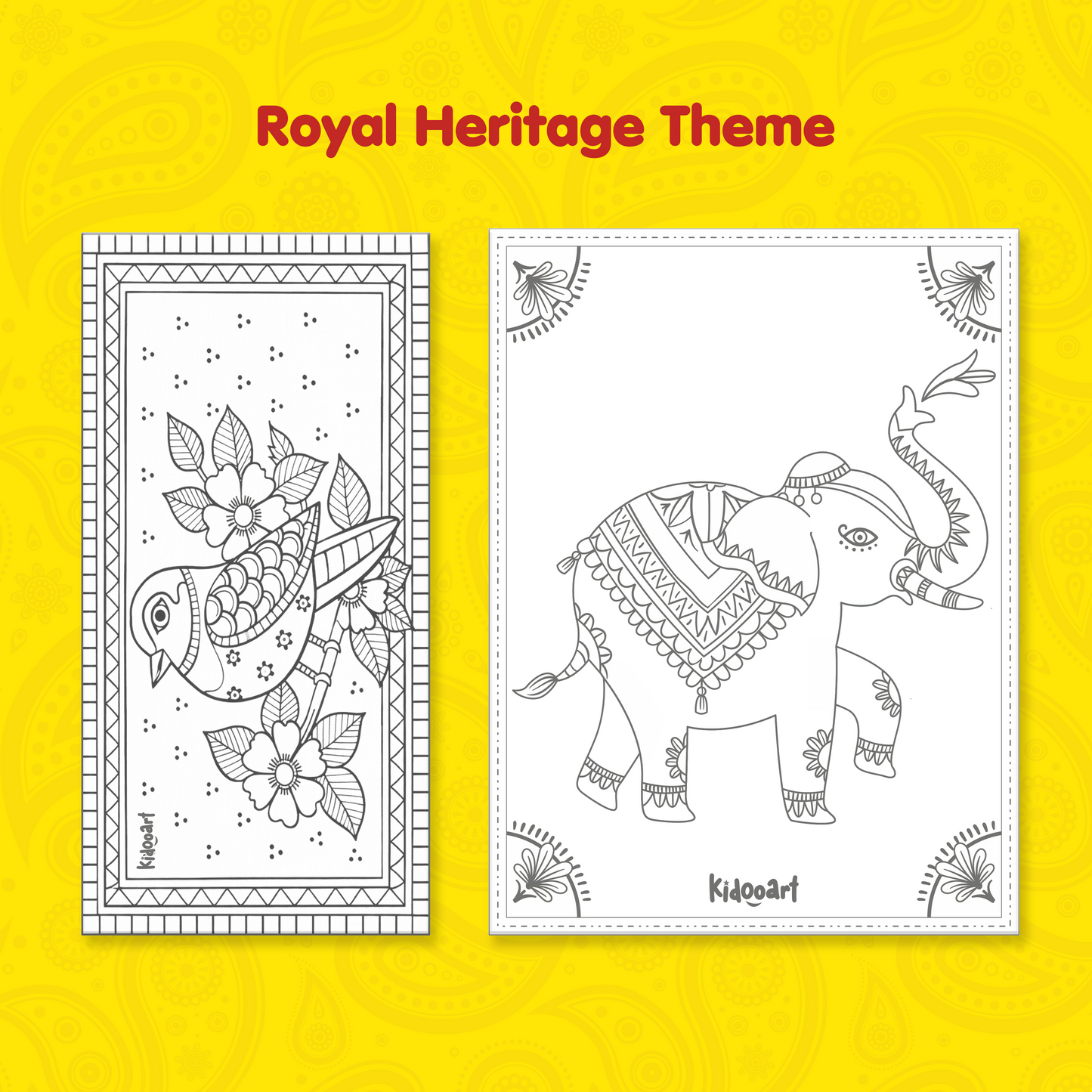 Desi Strokes – Indian Culture Canvas Painting Kit for Kids