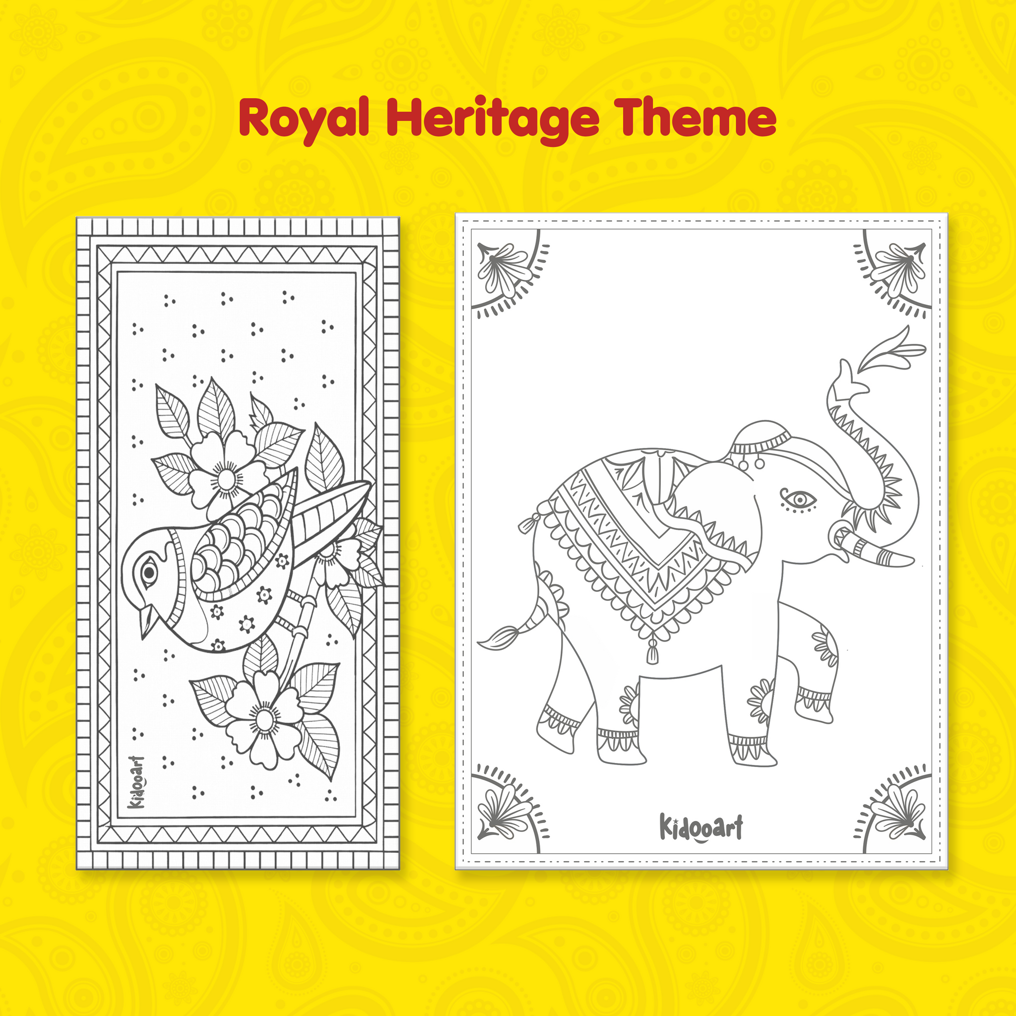 Desi Strokes – Indian Culture Canvas Painting Kit for Kids