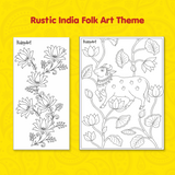 Desi Strokes – Indian Culture Canvas Painting Kit for Kids