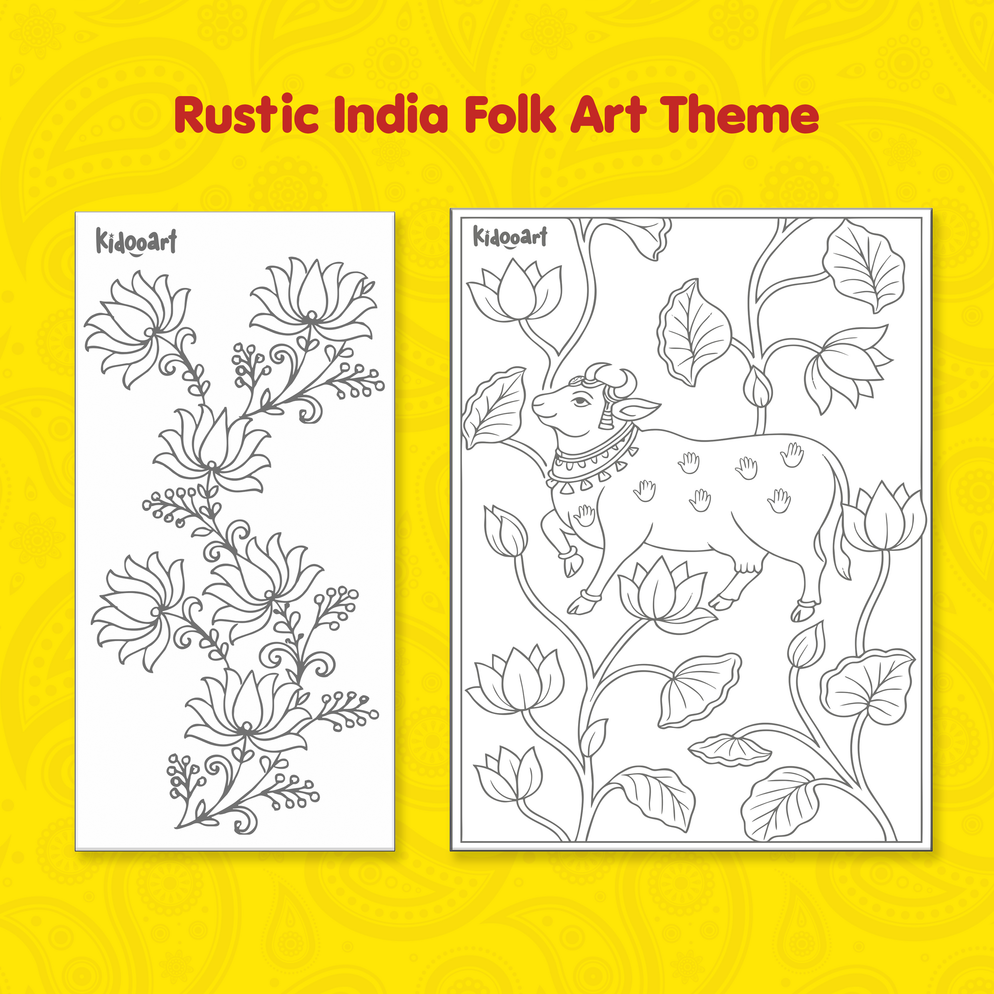 Desi Strokes – Indian Culture Canvas Painting Kit for Kids